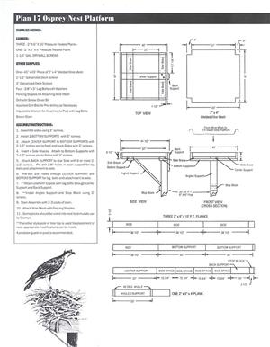 Plan 17 Osprey Nest Platform image