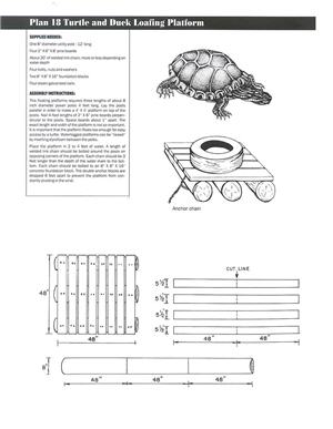 Plan 18 Turtle and Duck Loafing Platform image