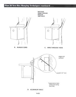 Plan 26 Nest Box Hanging Techniques - 1 of 2 image
