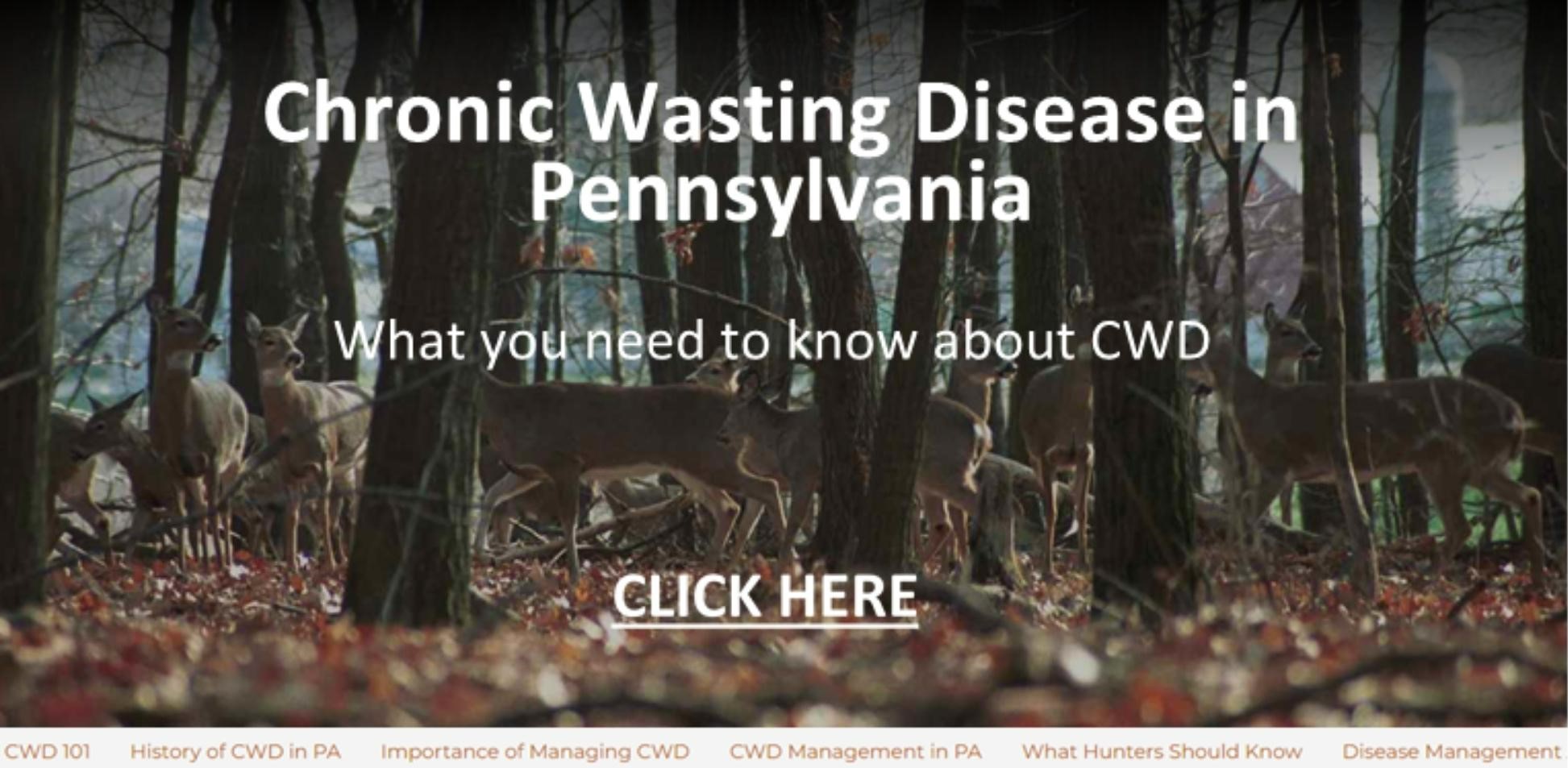 Chronic Wasting Disease Story Map